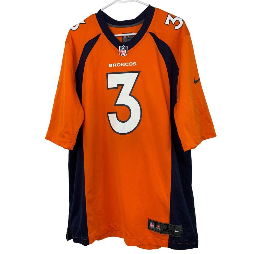 NFL Denver Broncos Russell Wilson Jersey Mens Size L New Nike Players